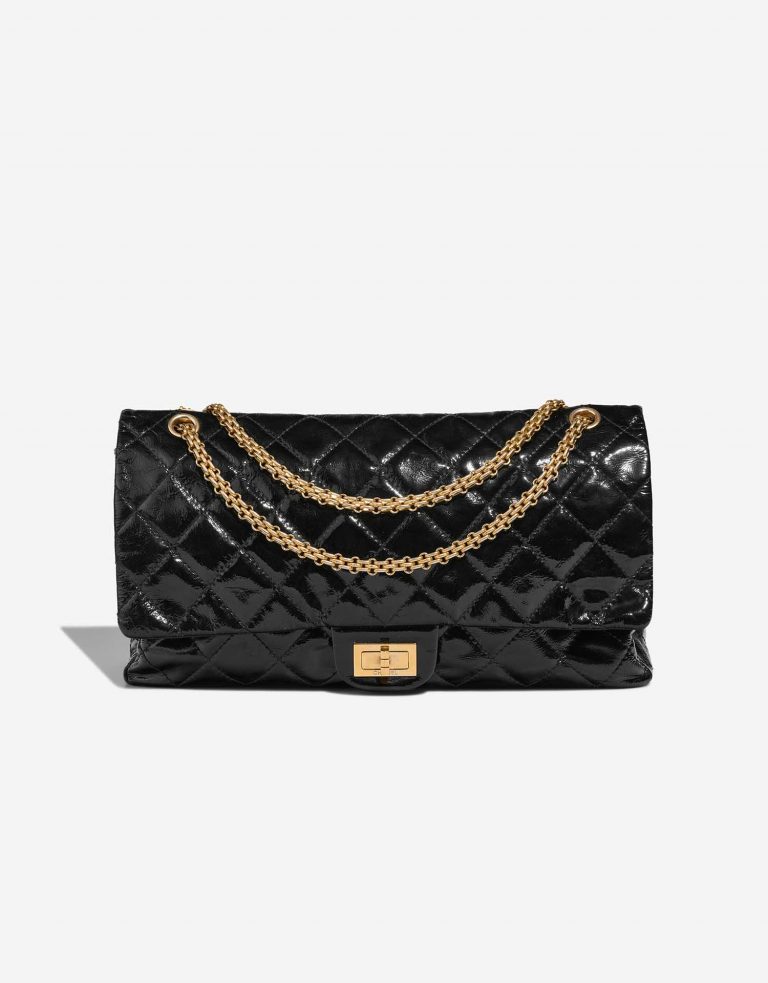 Chanel 255Reissue Black Front  | Sell your designer bag on Saclab.com