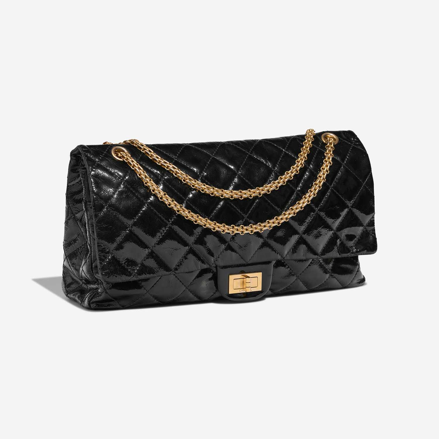 Chanel 255Reissue Black Side Front  | Sell your designer bag on Saclab.com