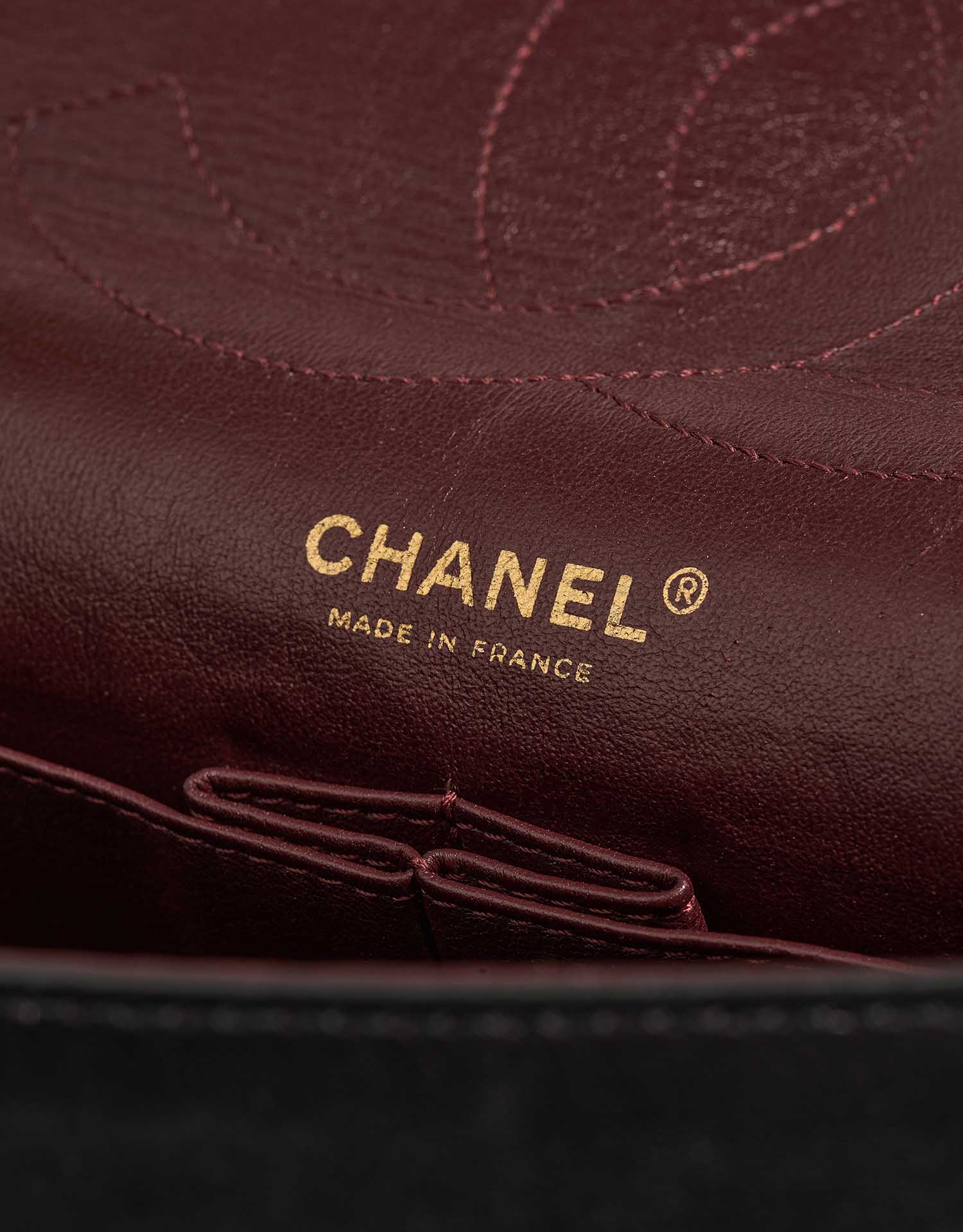 Chanel 255Reissue Black Logo  | Sell your designer bag on Saclab.com