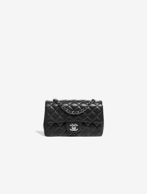 Chanel Timeless MiniRectangular Black Front  | Sell your designer bag on Saclab.com