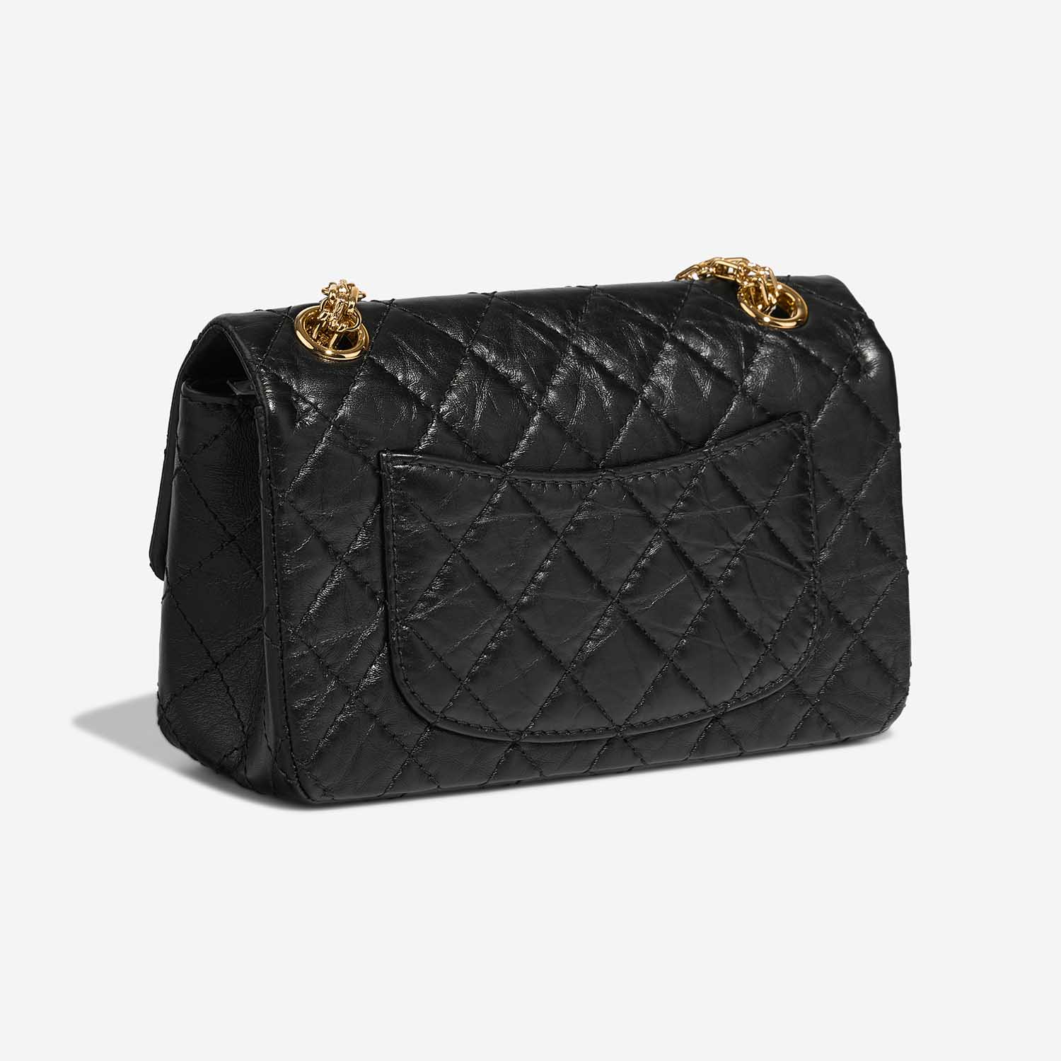 Chanel 255Reissue 224 Black Side Back | Sell your designer bag on Saclab.com