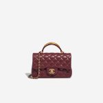 Chanel Timeless MiniRectangular DarkRed Front  | Sell your designer bag on Saclab.com