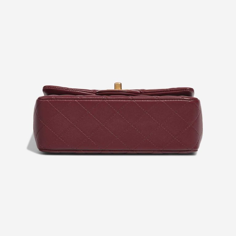 Chanel Timeless MiniRectangular DarkRed Bottom  | Sell your designer bag on Saclab.com