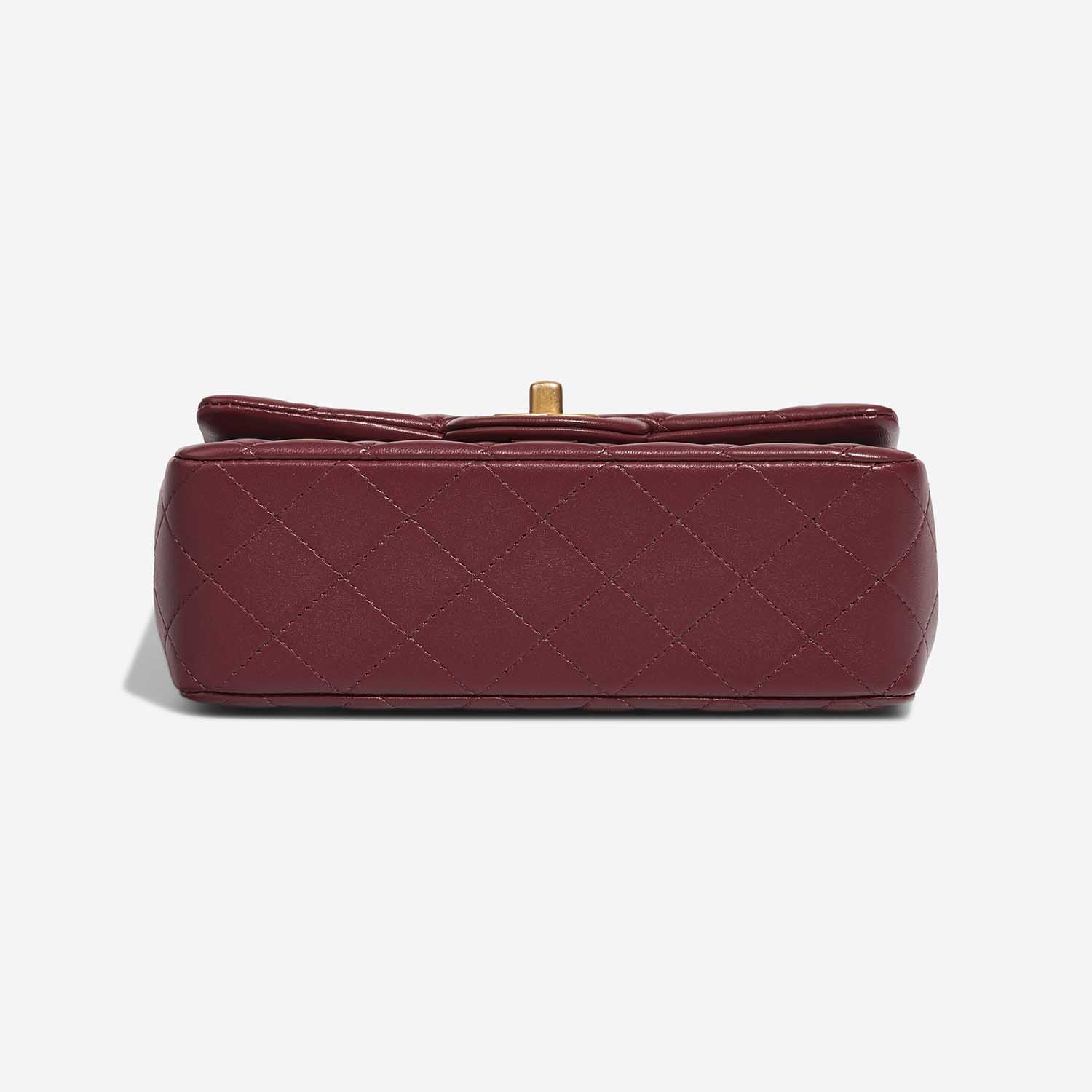 Chanel Timeless MiniRectangular DarkRed Bottom  | Sell your designer bag on Saclab.com