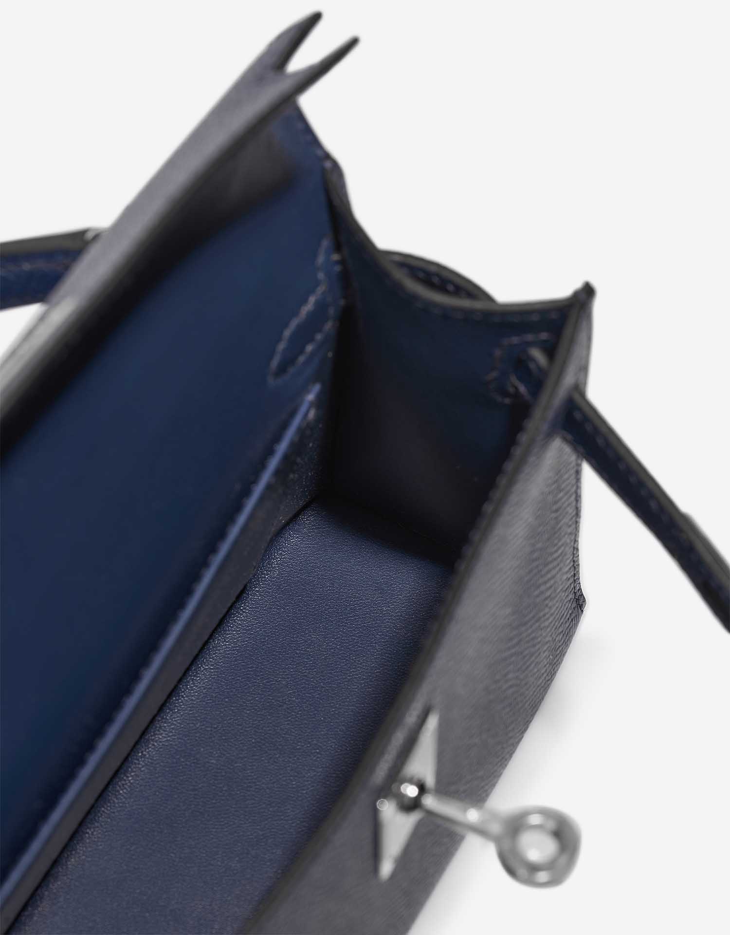 Hermès Kelly Mini Navy Inside  | Sell your designer bag on Saclab.com
