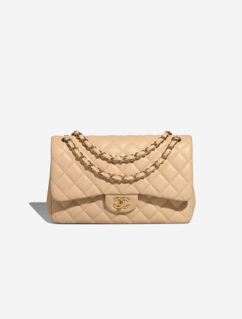 Chanel Timeless Jumbo Beige Front  | Sell your designer bag on Saclab.com