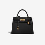 Hermès Kelly 28 Black Front | Verkaufen Sie Ihre Designer-Tasche auf Saclab.com