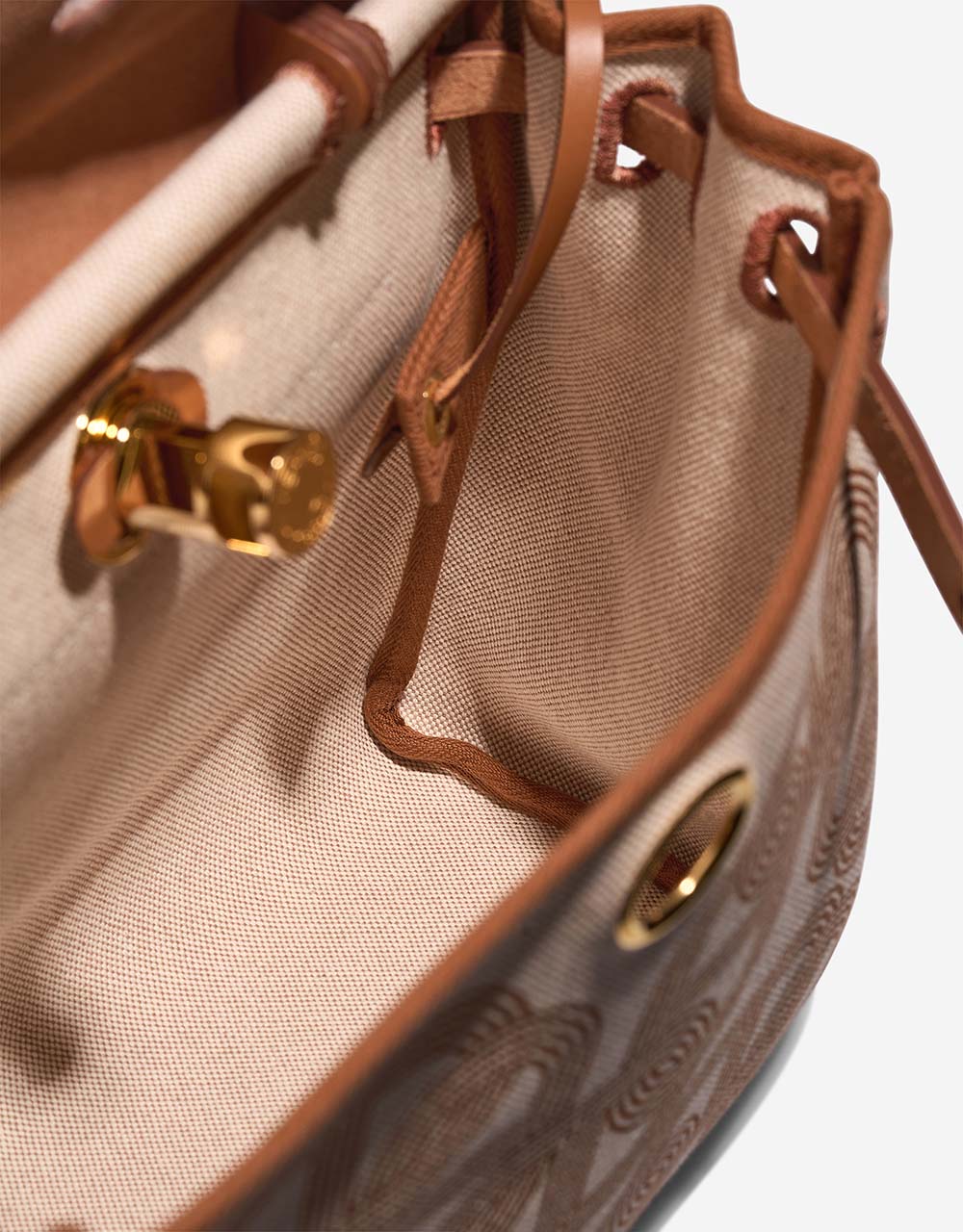 Hermès Herbag 31 Fauve-Ecru-Beige Inside | Vendez votre sac de créateur sur Saclab.com