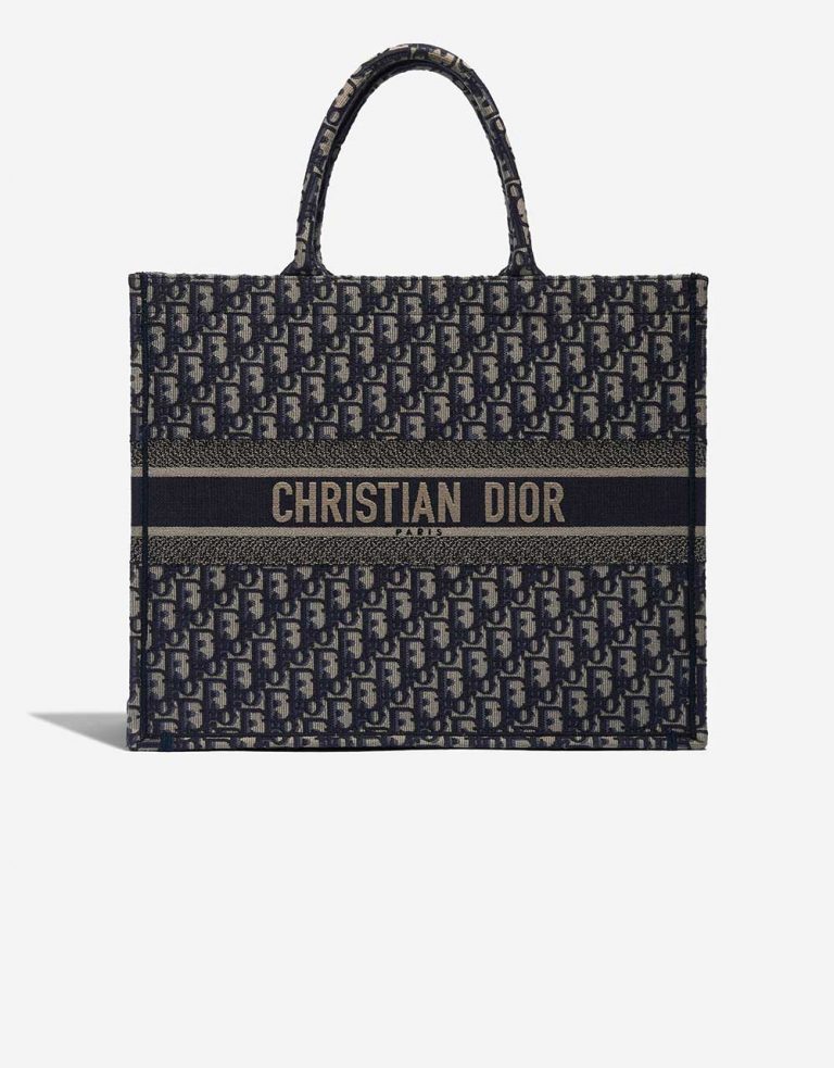Dior BookTote Large Bleu Front  | Sell your designer bag on Saclab.com