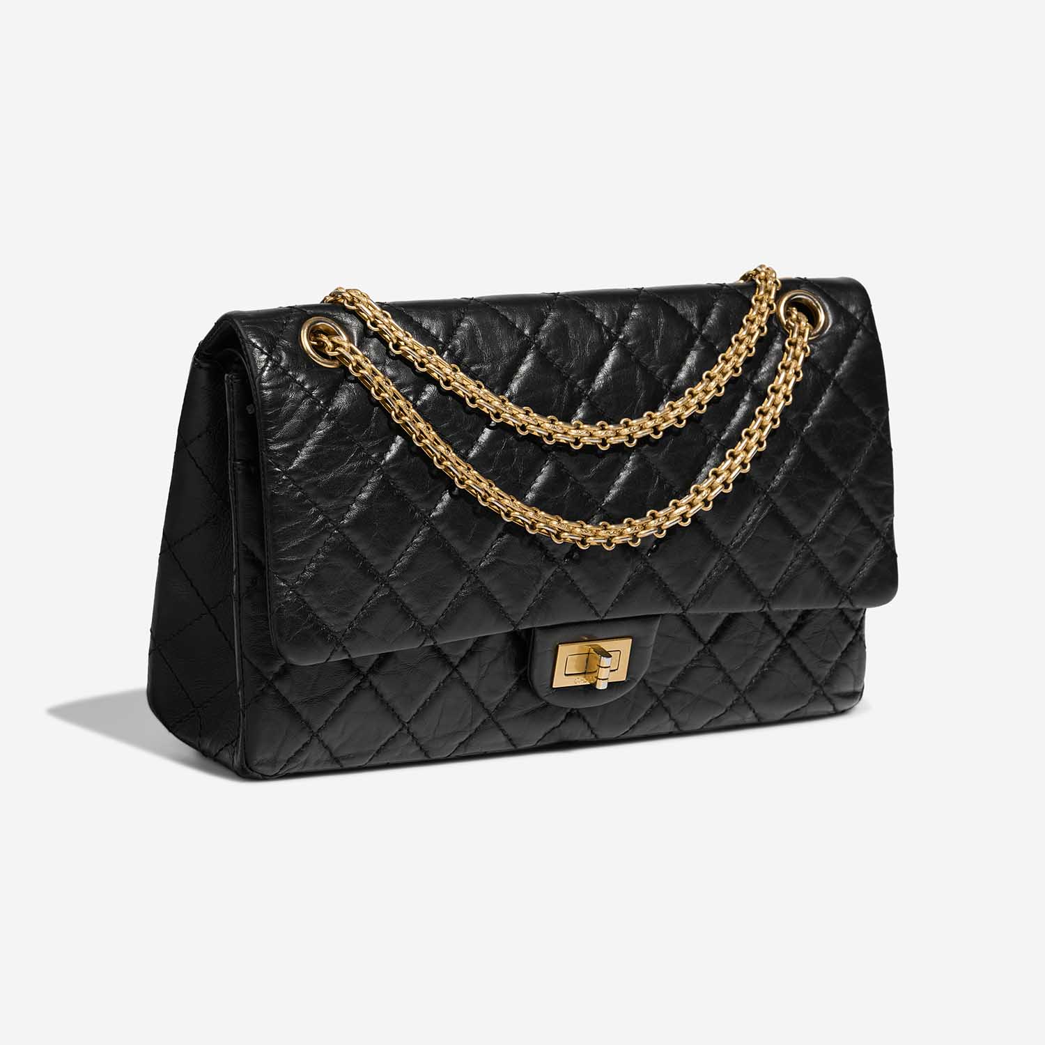 Chanel 255 226 Black Side Front  | Sell your designer bag on Saclab.com
