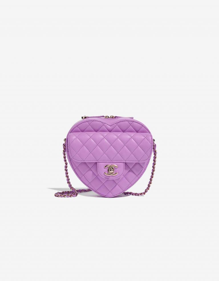 Chanel TimelessHeart Medium Violet Front | Vendez votre sac de créateur sur Saclab.com
