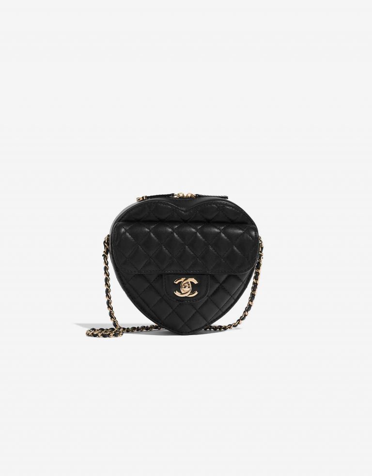 Chanel Timeless Heart Medium Black Front | Vendez votre sac de créateur sur Saclab.com