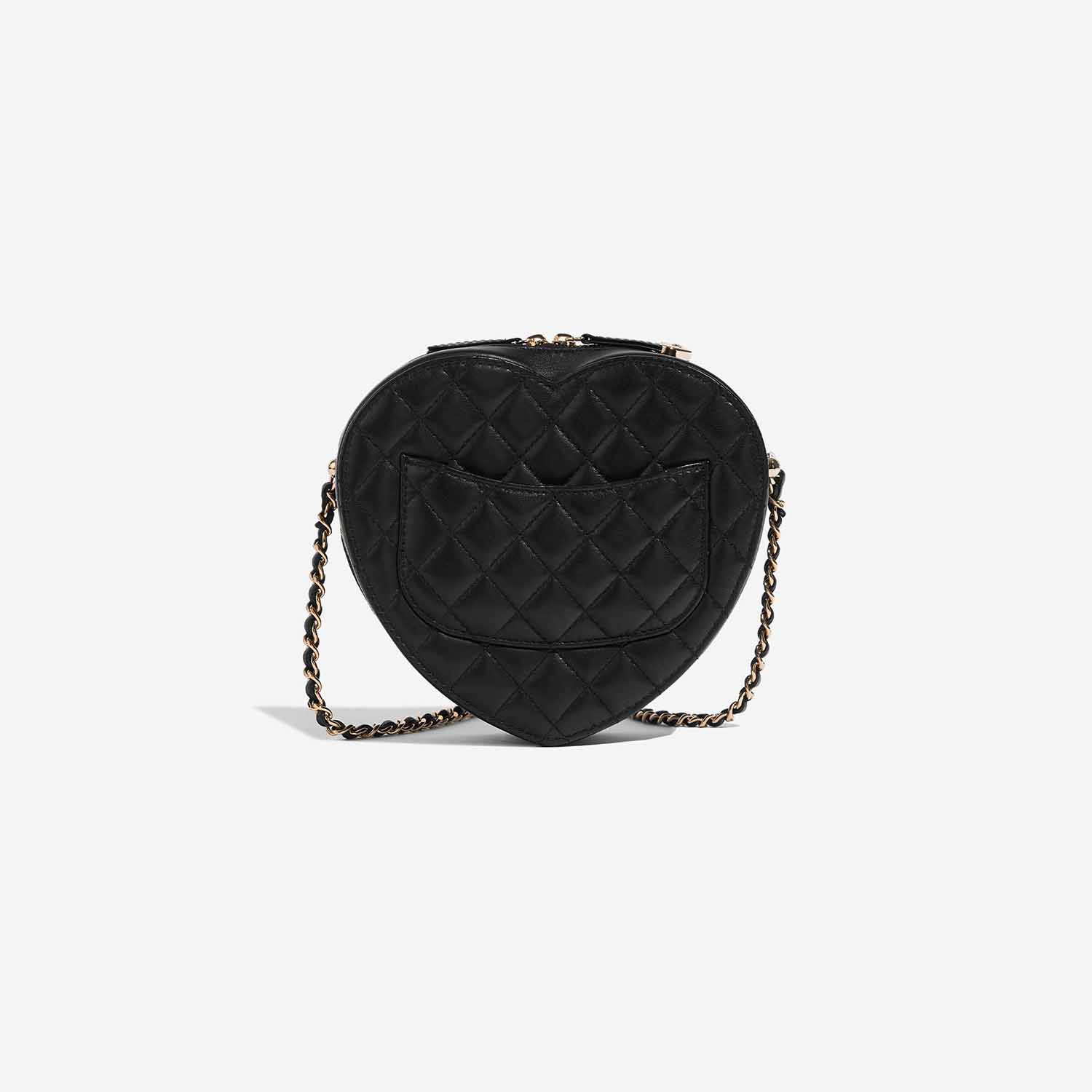 Chanel Timeless Heart Medium Black Back  | Sell your designer bag on Saclab.com