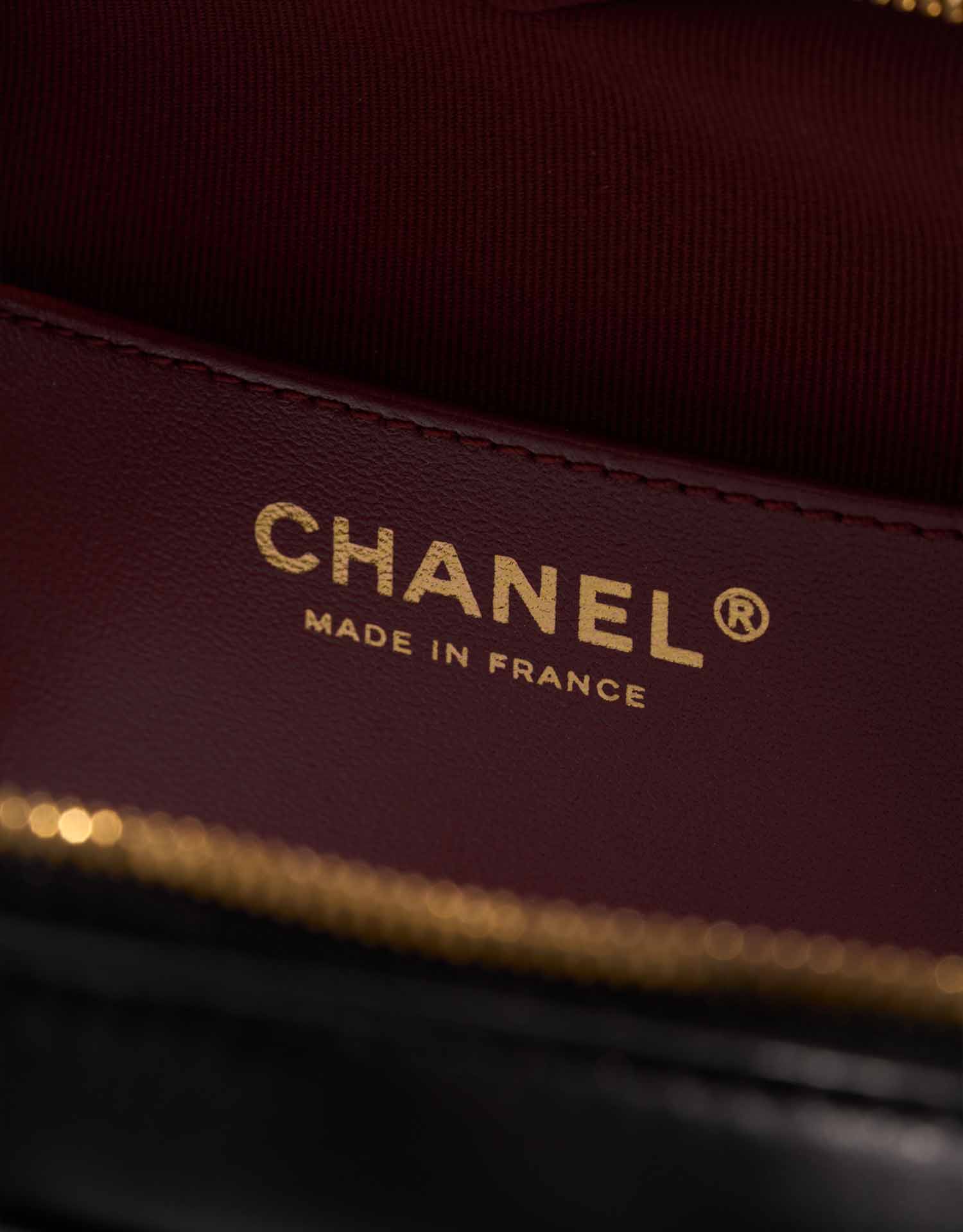 Chanel Timeless Heart Medium Black Logo  | Sell your designer bag on Saclab.com