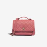 Chanel Business Affinity Medium Coral Pink Front  | Sell your designer bag on Saclab.com