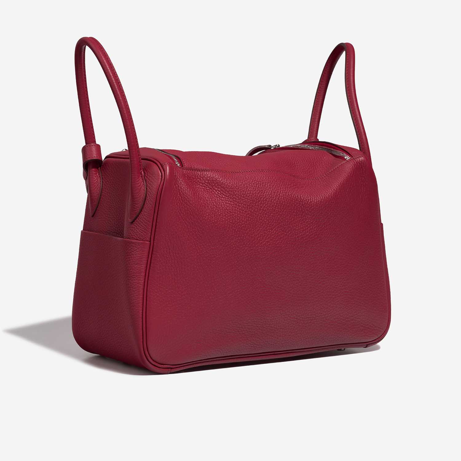 Hermès Lindy 34 Rubis Side Back | Sell your designer bag on Saclab.com