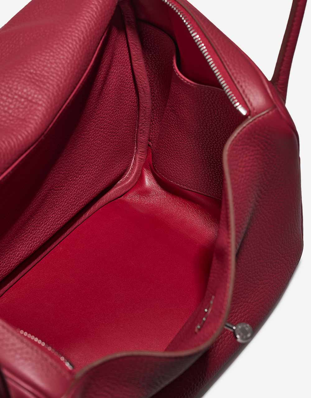 Hermès Lindy 34 Rubis Inside  | Sell your designer bag on Saclab.com
