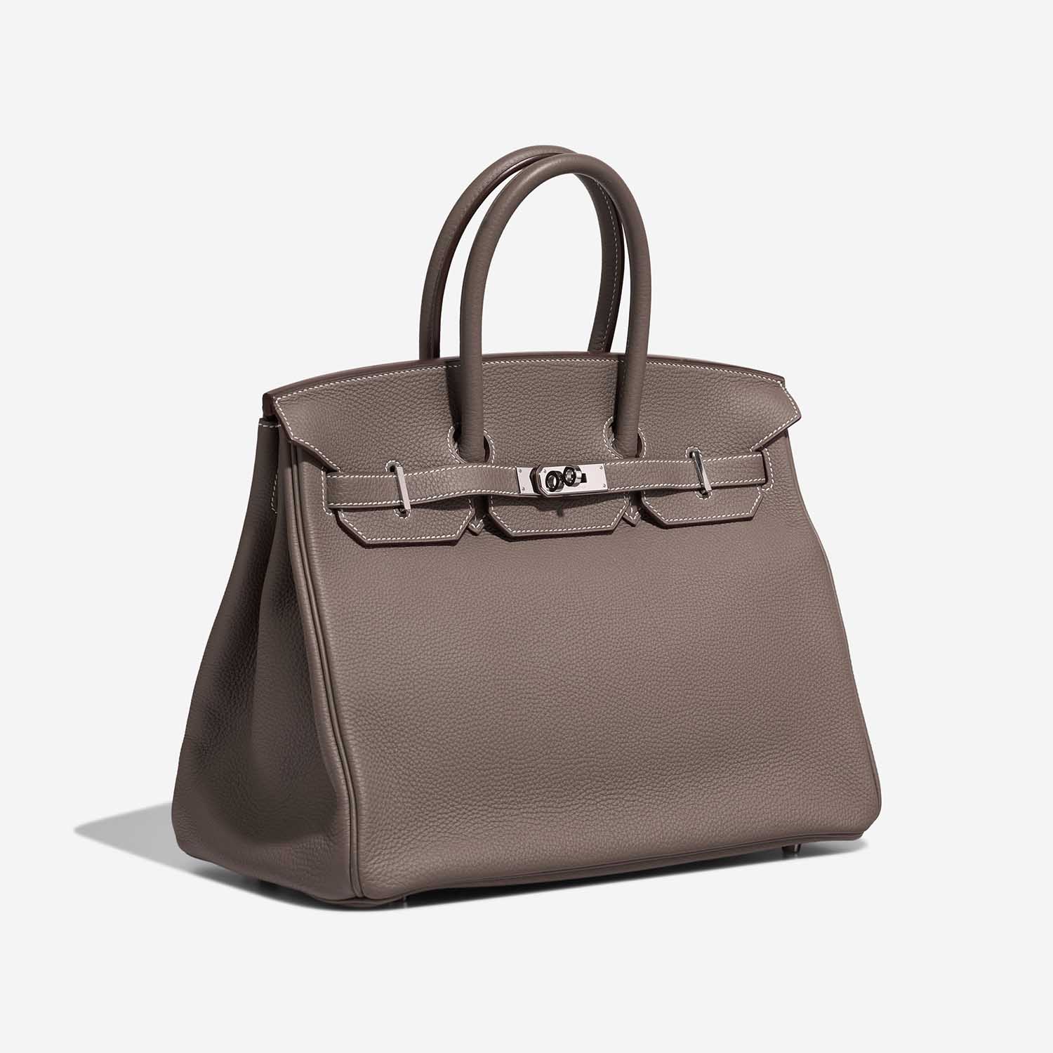 Hermès Birkin 35 Etoupe Side Front | Verkaufen Sie Ihre Designer-Tasche auf Saclab.com