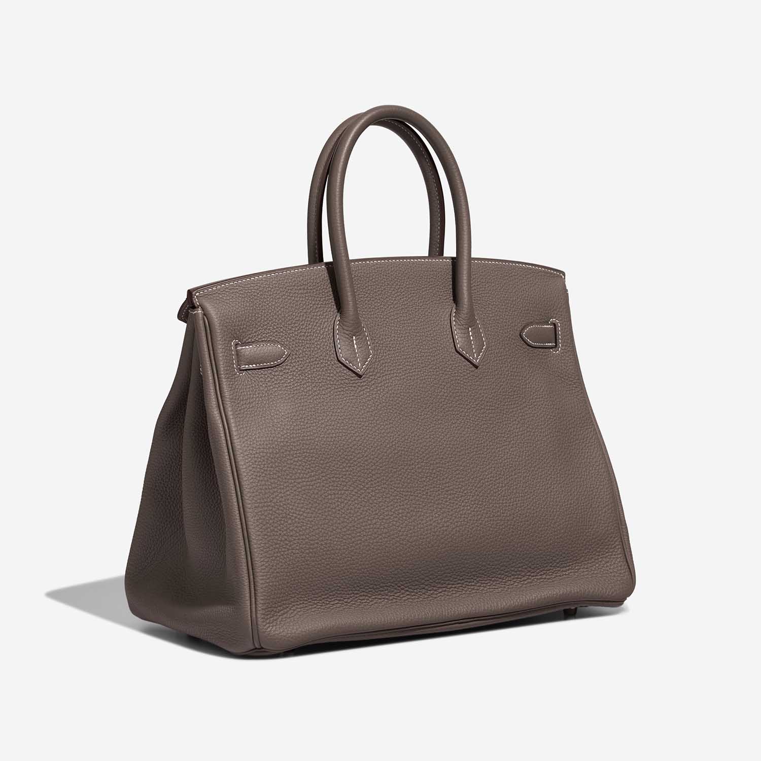 Hermès Birkin 35 Etoupe Side Back | Sell your designer bag on Saclab.com