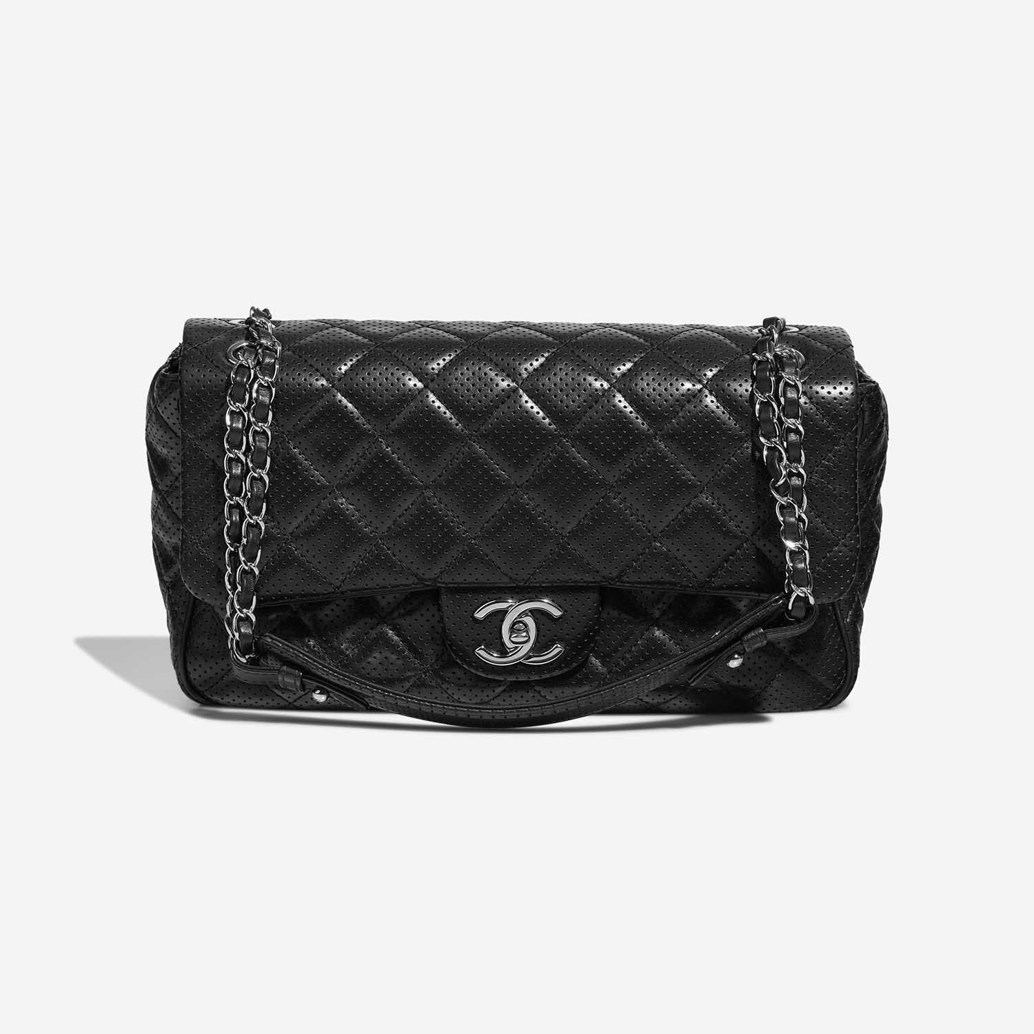 Chanel Timeless Jumbo Black Front  S | Sell your designer bag on Saclab.com