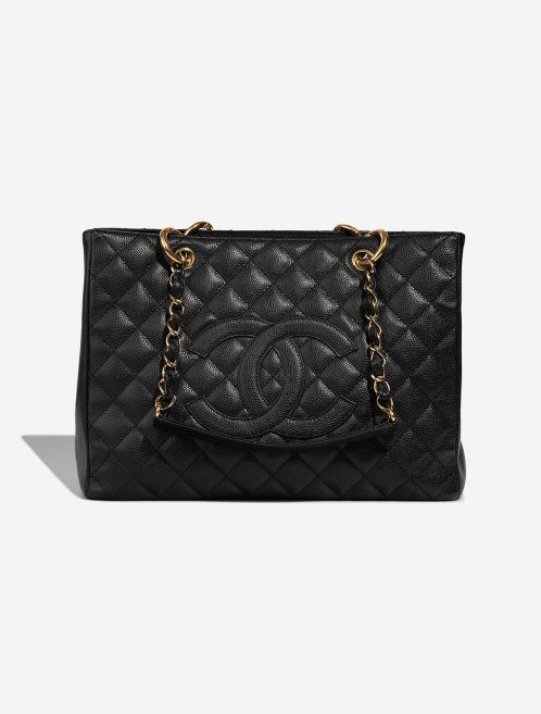 Chanel ShoppingTote Grande Black Front  | Sell your designer bag on Saclab.com