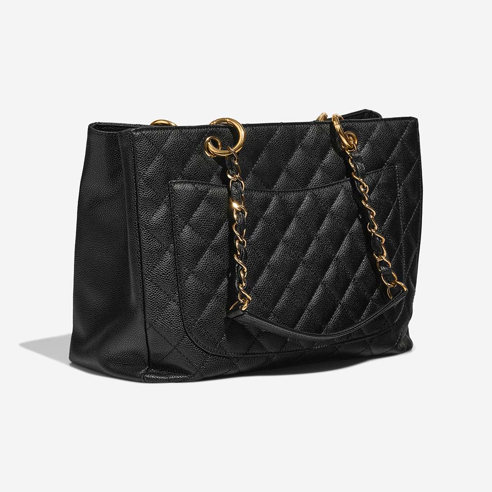 Chanel ShoppingTote Grande Black Side Back | Vendez votre sac de créateur sur Saclab.com
