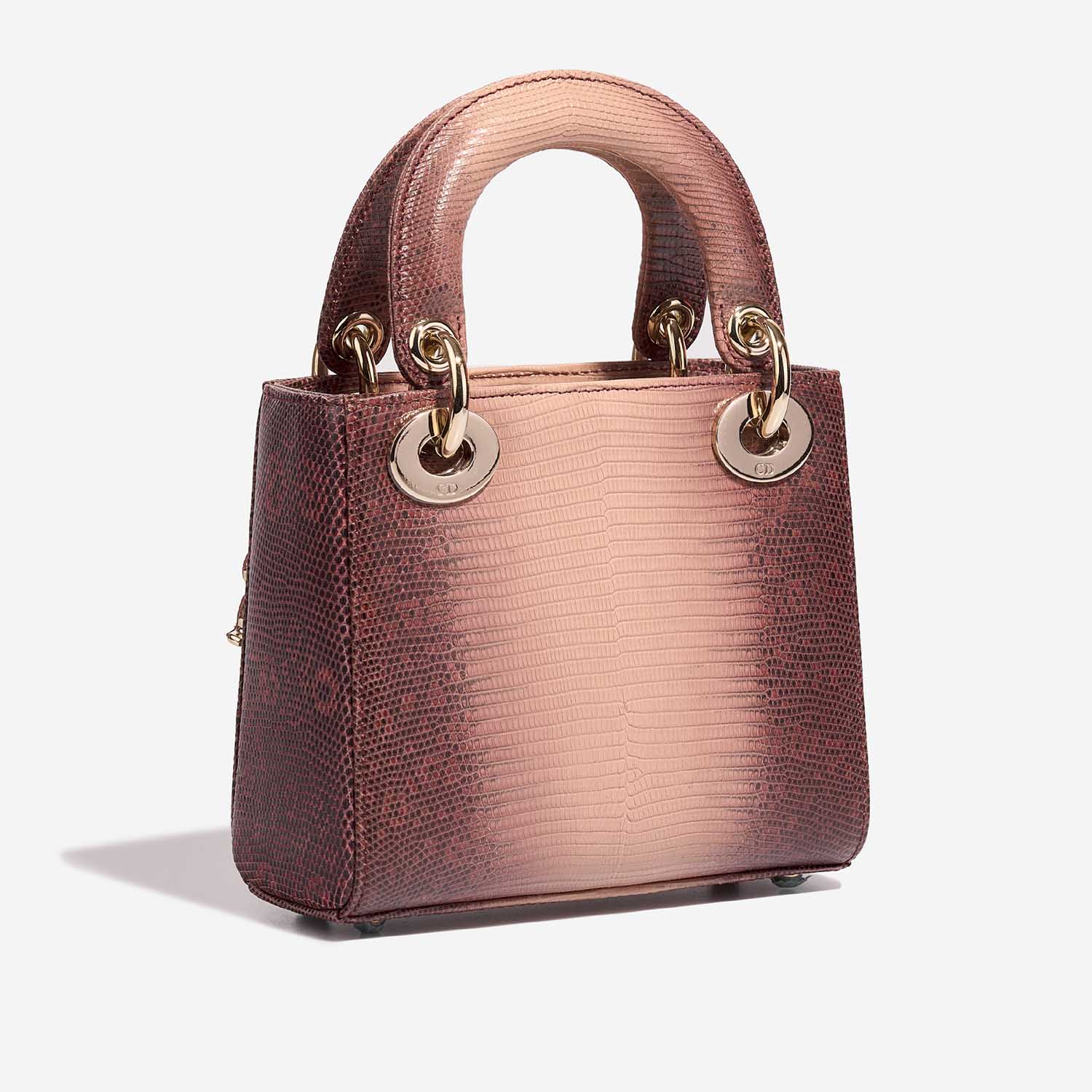Dior Lady Mini Mauve-Purple Side Back | Sell your designer bag on Saclab.com