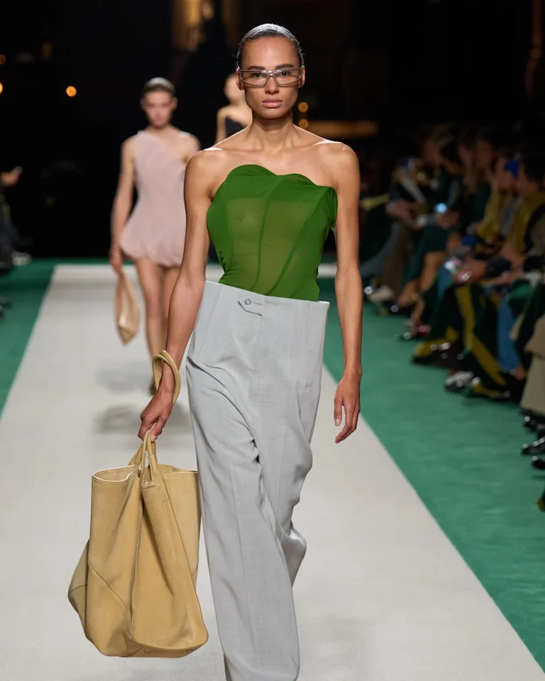 Victoria Beckham Suede Bag Spring/Summer 2025