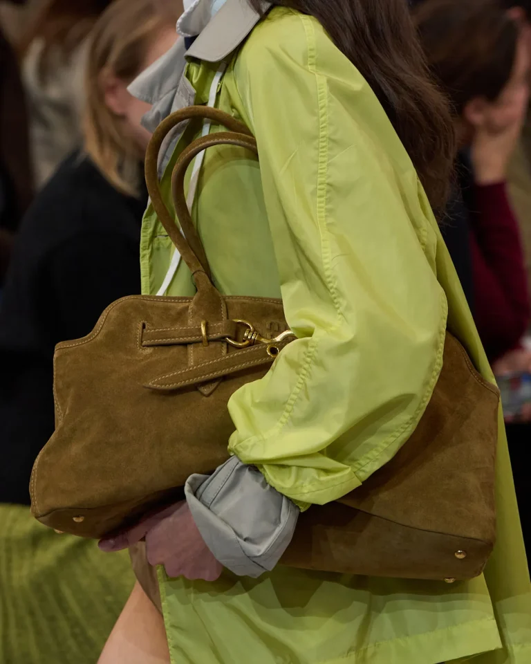 Miu Miu Spring Summer 2025 Suede Bag