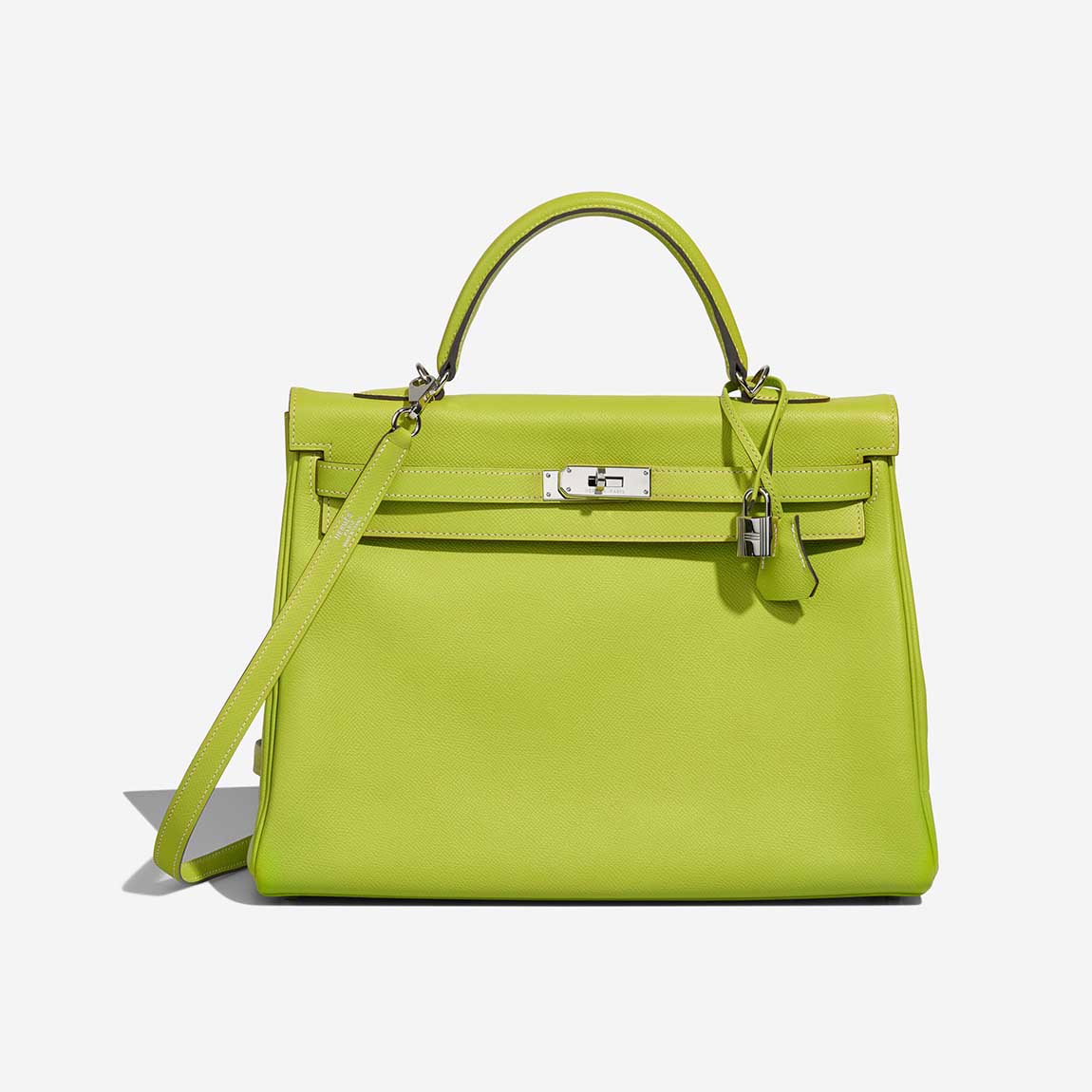 Hermès Kelly 35 Epsom Kiwi / Lichen Front | Sell your designer bag
