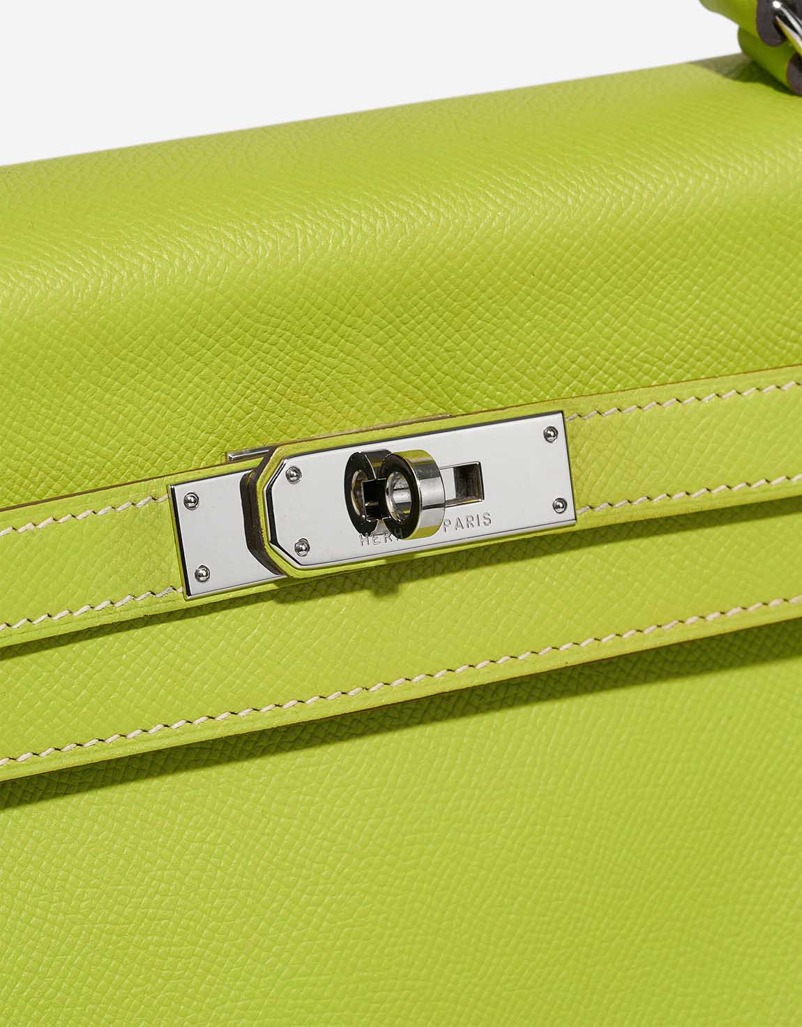 Hermès Kelly 35 Epsom Kiwi / Lichen Closing System | Sell your designer bag