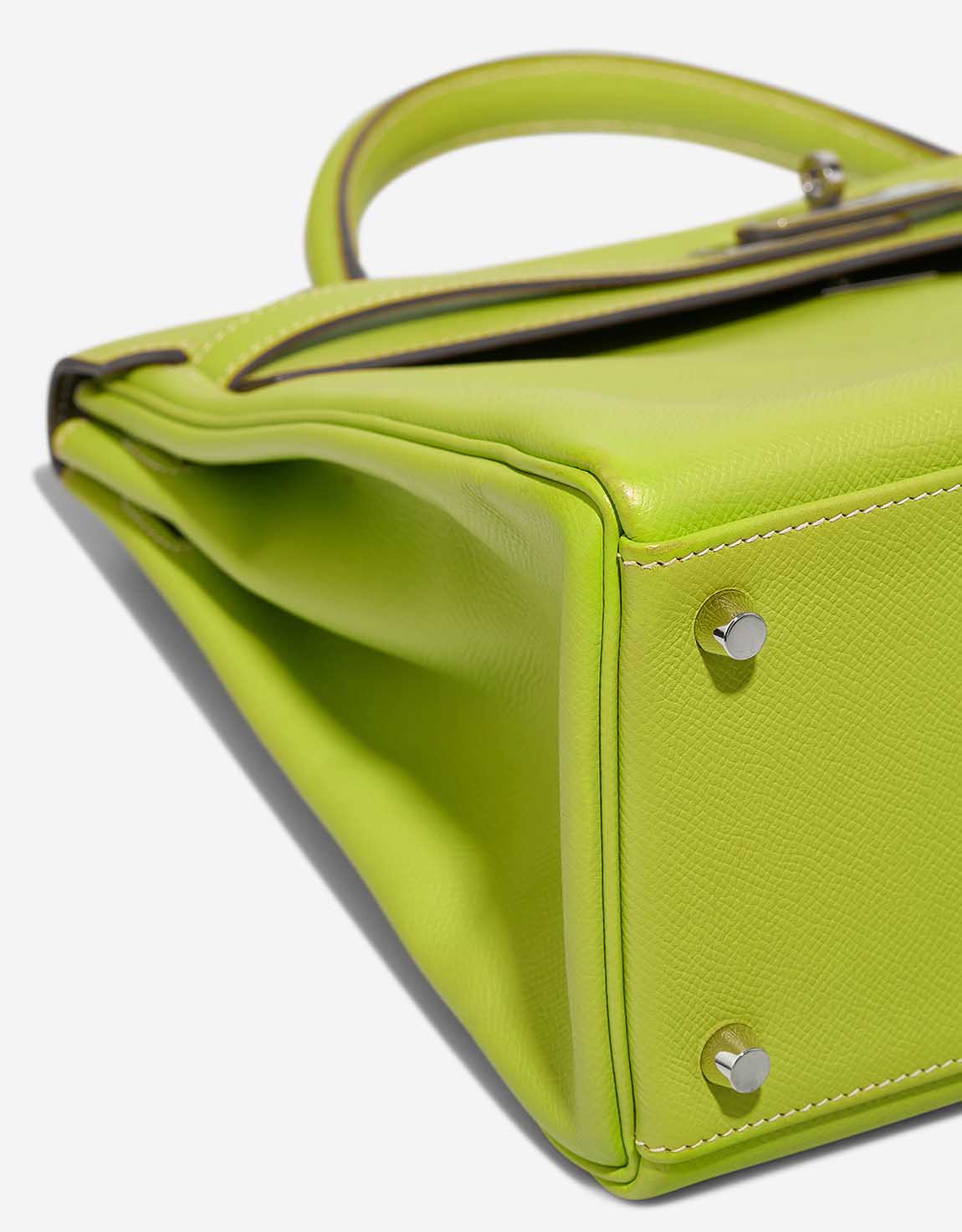 Hermès Kelly 35 Epsom Kiwi / Lichen Signs of wear | Sell your designer bag
