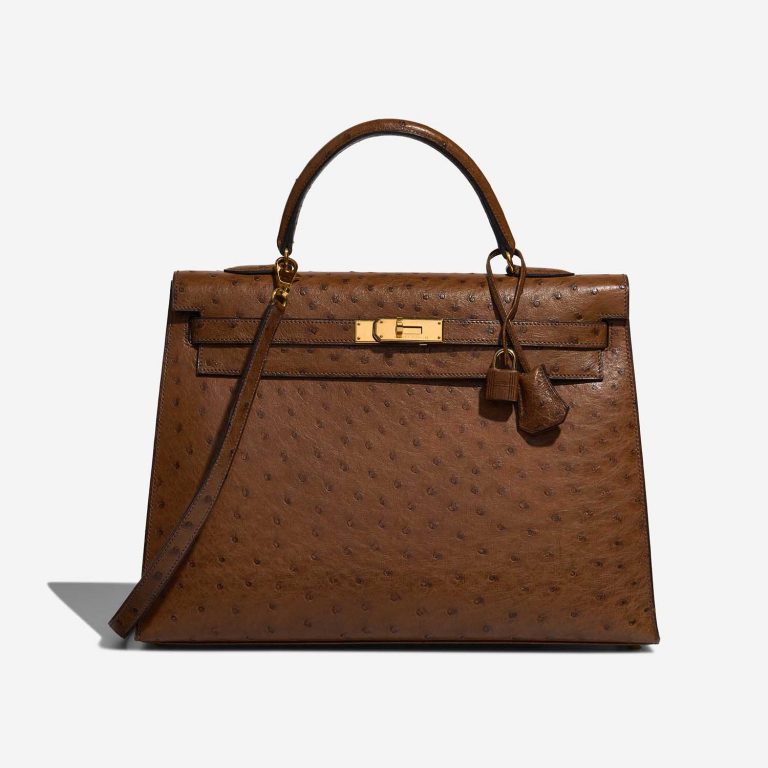 Hermès Kelly 35 TabacCamel Front  S | Sell your designer bag on Saclab.com