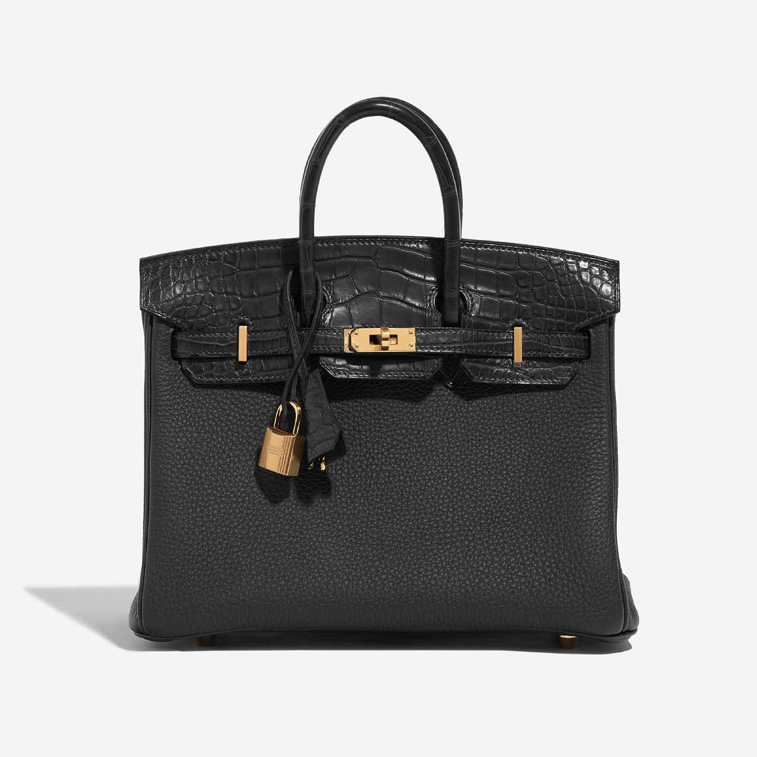 Hermès Birkin 25 Black Front  S | Sell your designer bag on Saclab.com