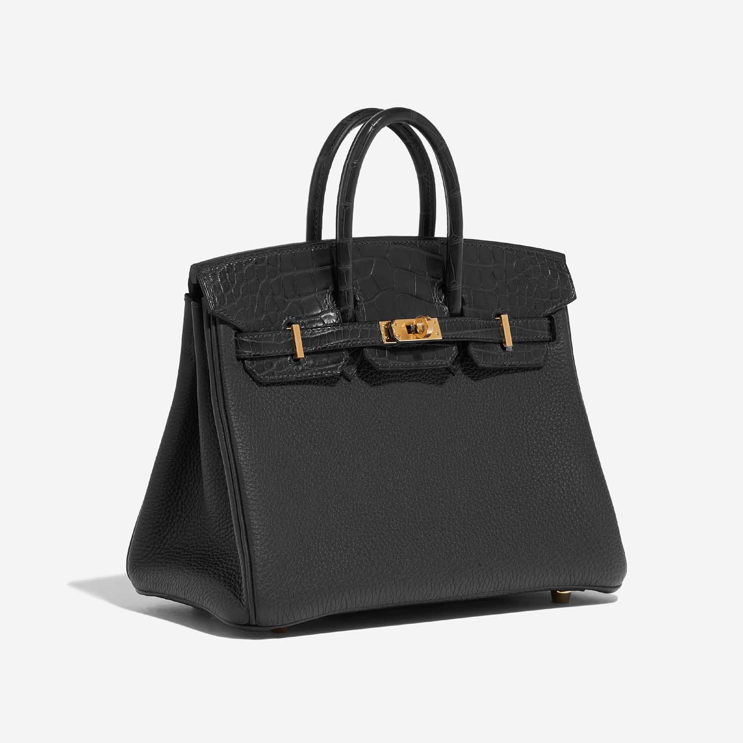 Hermès Birkin 25 Black Side Front  | Sell your designer bag on Saclab.com