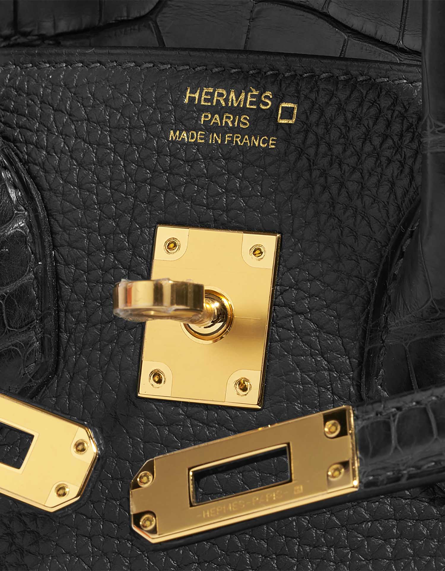 Hermès Birkin 25 Black Logo  | Sell your designer bag on Saclab.com