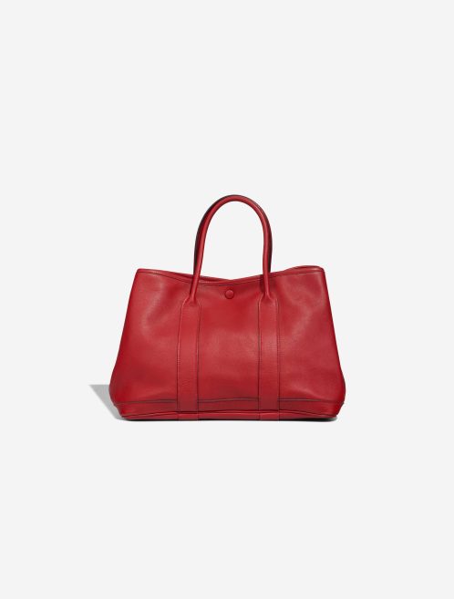 Hermès Garden Party 30 Evercolor Rouge Vif Front | Sell your designer bag