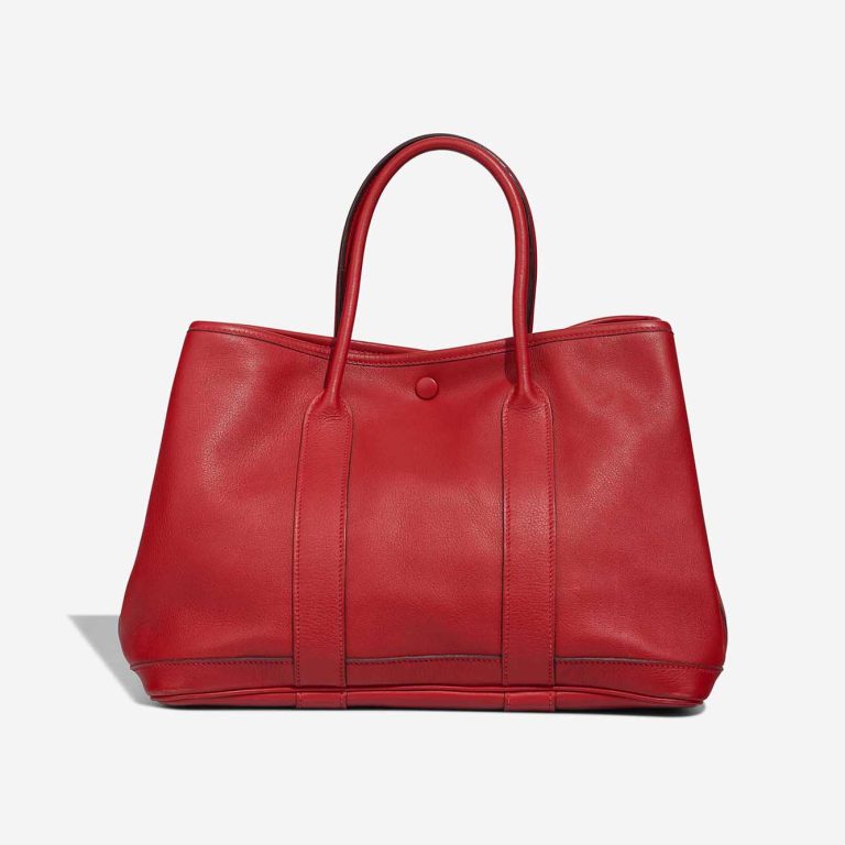 Hermès Garden Party 30 Evercolor Rouge Vif Front | Sell your designer bag