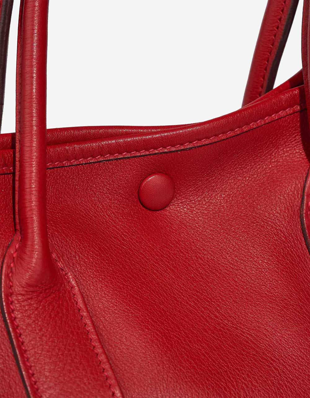 Hermès Garden Party 30 Evercolor Rouge Vif Closing System | Sell your designer bag