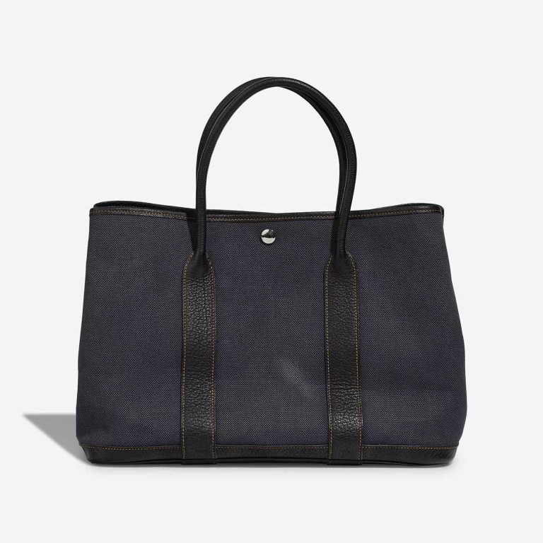 Hermès Garden Party 36 Toile / Négonda Denim Foncé / Black | Sell your designer bag