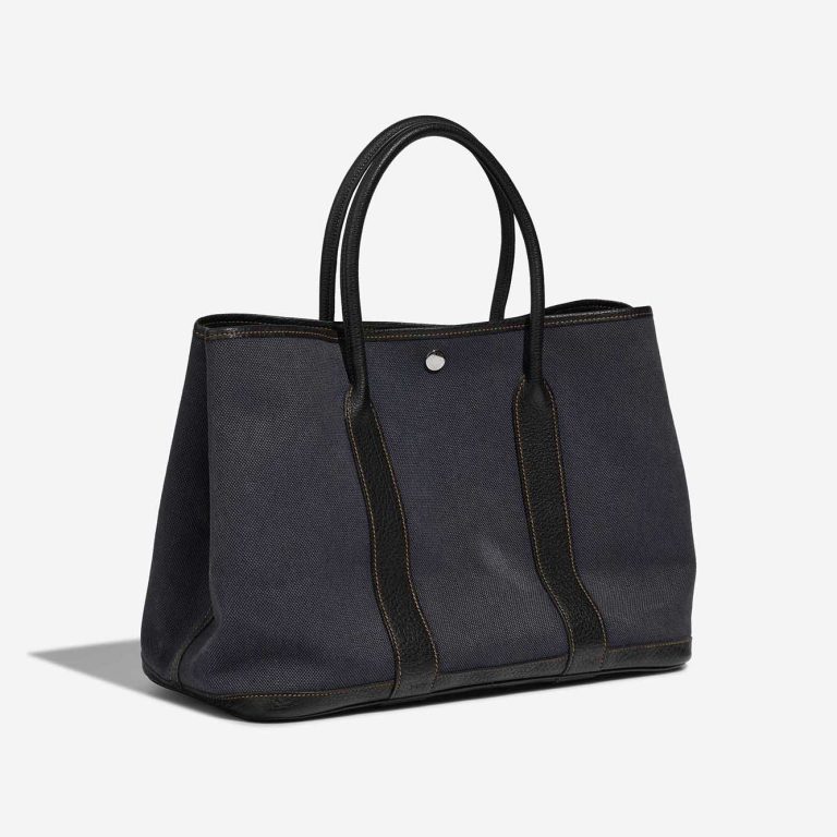 Hermès Garden Party 36 Toile / Négonda Denim Foncé / Black | Sell your designer bag