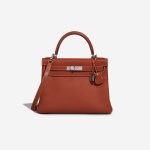 Hermès Kelly 28 Veau Courchevel Brique Front | Sell your designer bag