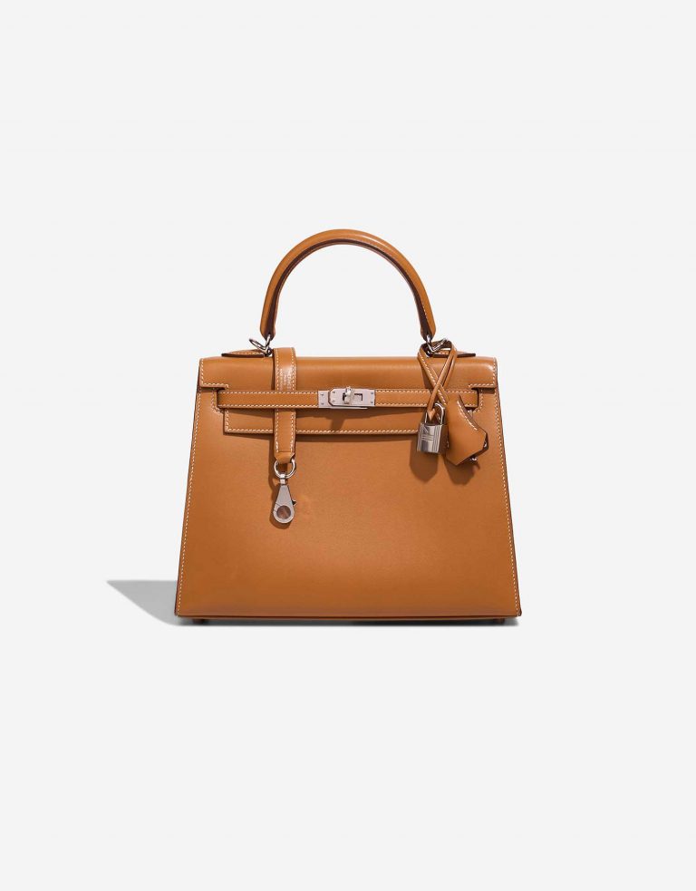 Hermès Kelly 25 SableNaturel Front  | Sell your designer bag on Saclab.com