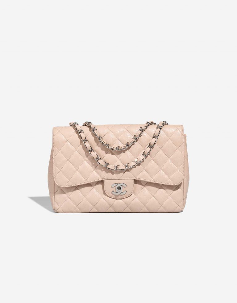 Chanel Timeless Jumbo Cream Front  | Sell your designer bag on Saclab.com