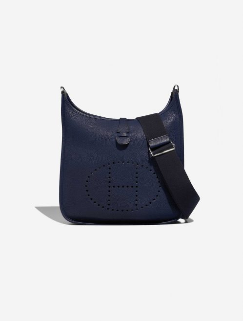 Hermès Evelyne 29 BleuSaphir Front  | Sell your designer bag on Saclab.com