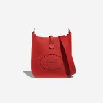 Hermès Evelyne 16 RougeVermillon-RougeVif Front | Vendre votre sac de créateur sur Saclab.com