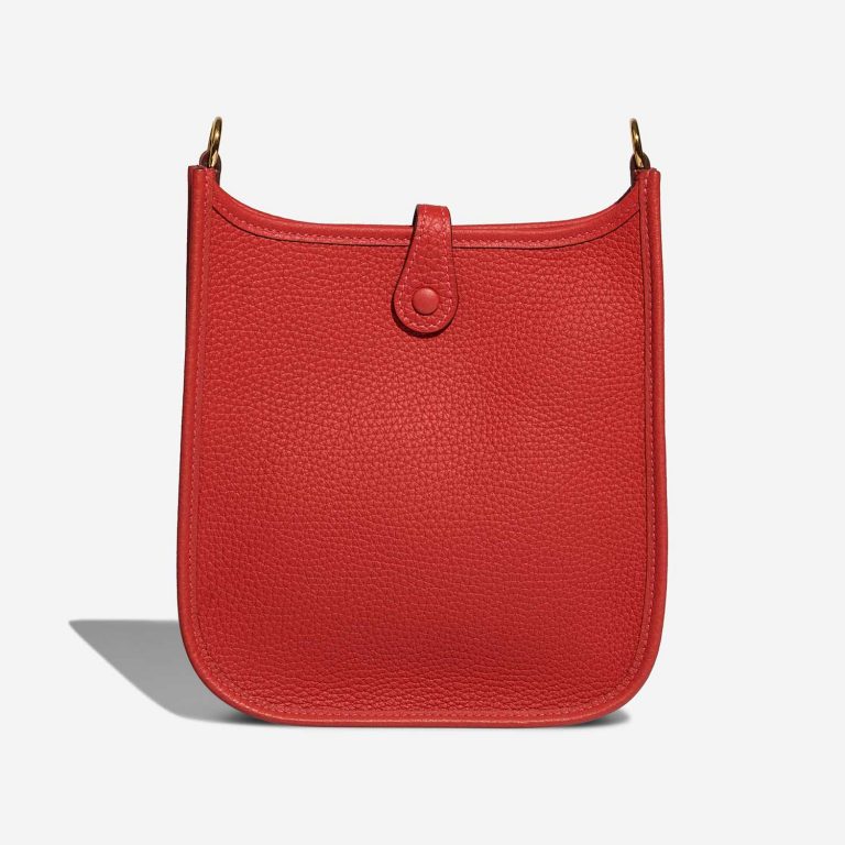 Hermès Evelyne 16 RougeVermillon-RougeVif Back | Vendre votre sac de créateur sur Saclab.com