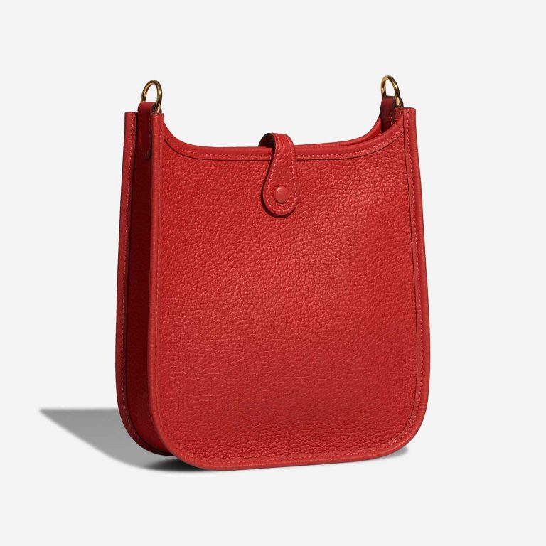 Hermès Evelyne 16 RougeVermillon-RougeVif Side Back | Vendez votre sac de créateur sur Saclab.com