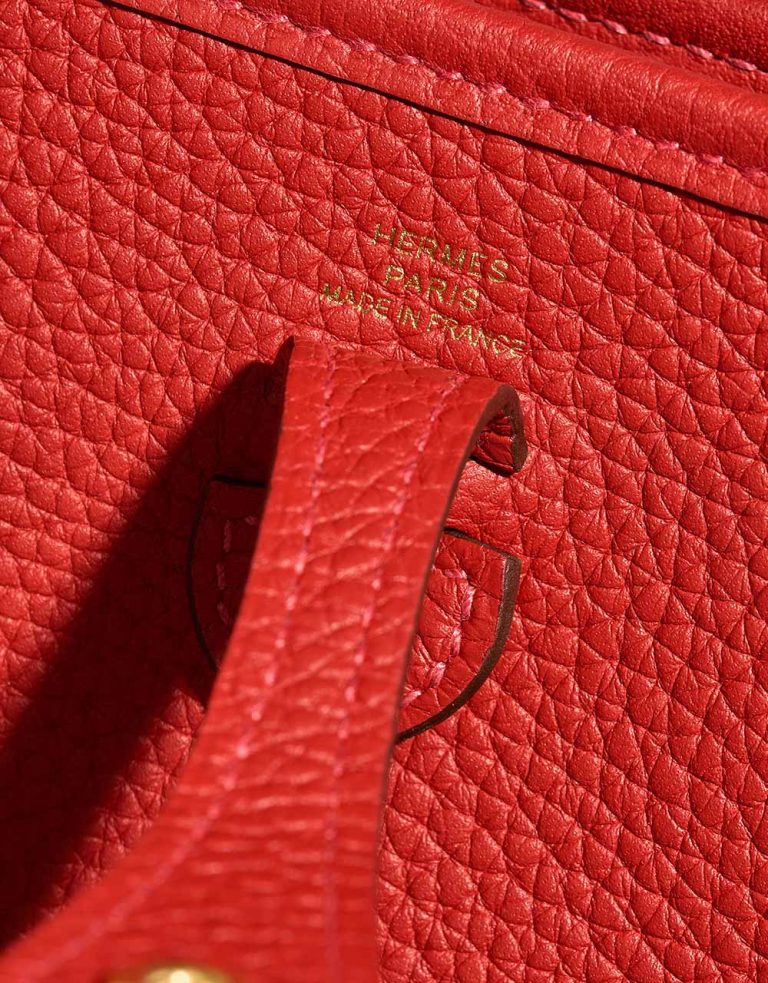 Hermès Evelyne 16 RougeVermillon-RougeVif Logo | Vendez votre sac de créateur sur Saclab.com