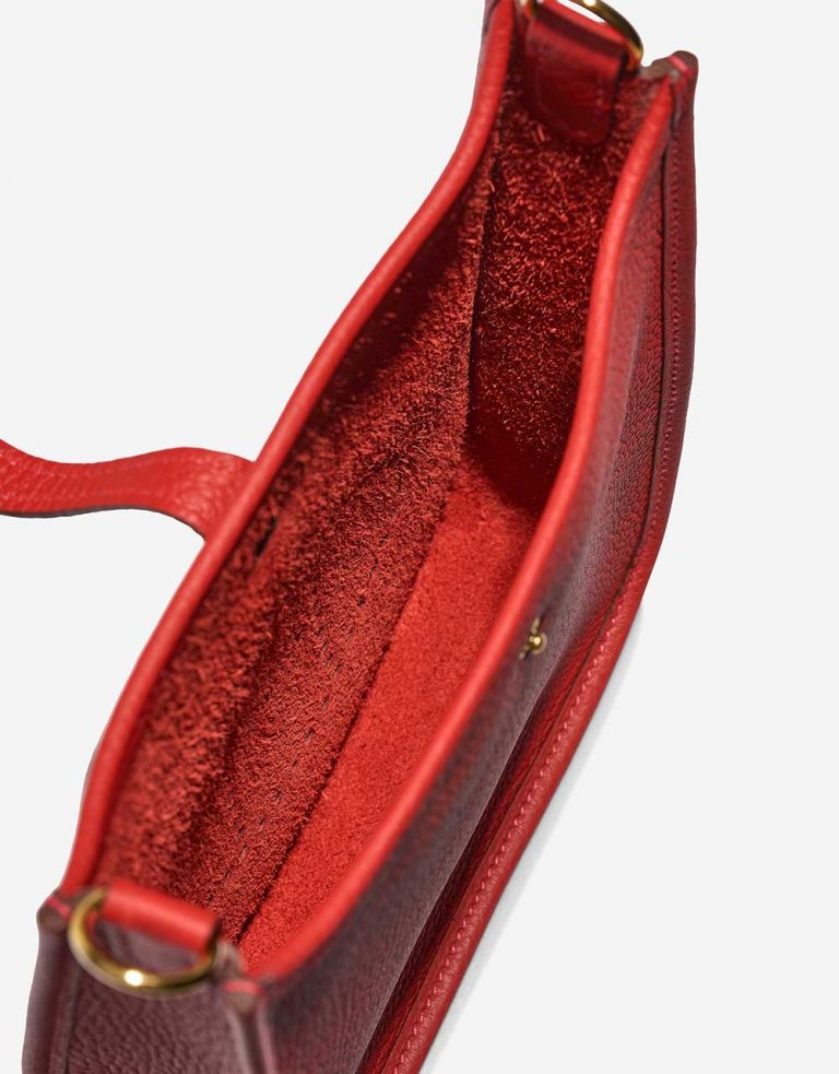 Hermès Evelyne 16 RougeVermillon-RougeVif Inside | Vendre votre sac de créateur sur Saclab.com